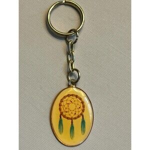 Dream Catcher Keychain South Western Feathers Key Ring